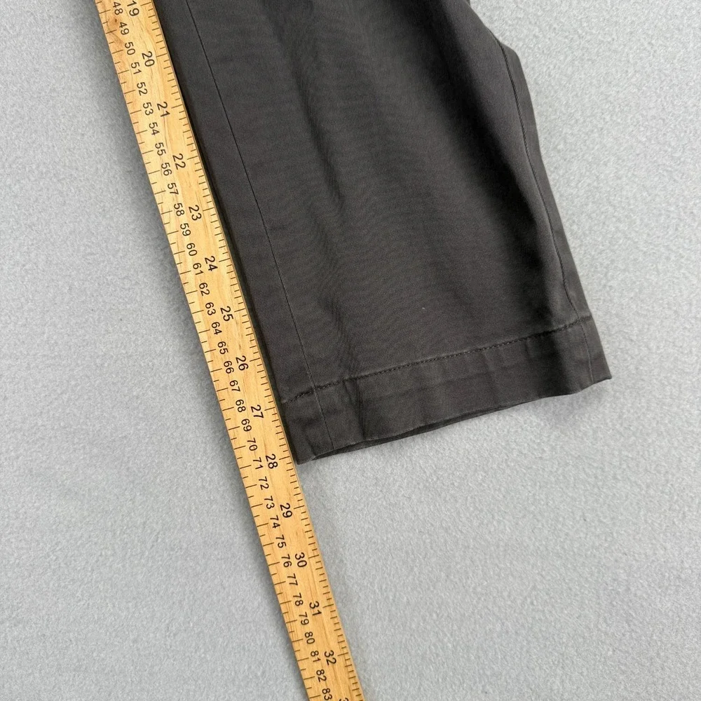 Banana Republic Chino Pants Men 31x30 Charcoal Gray Fulton Slim Straight Stretch
